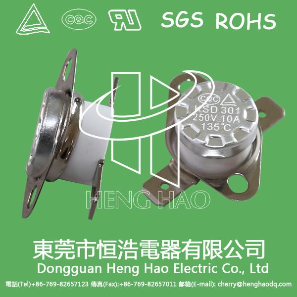 Cheap KSD301 temperature controller switch,KSD301  self-thermal fuse for sale