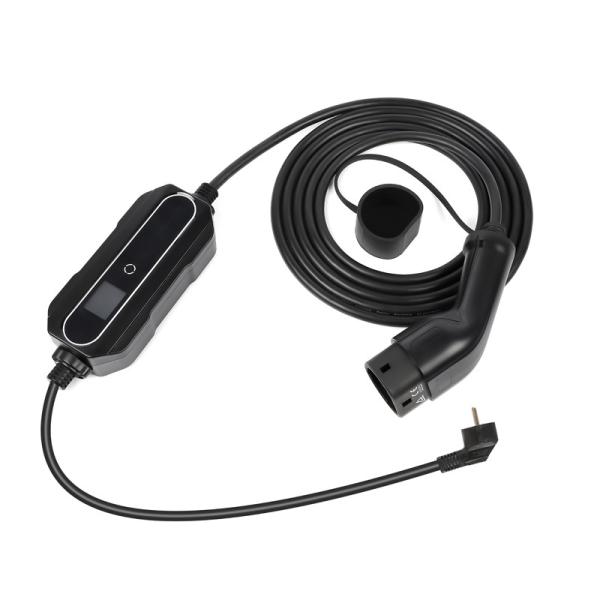 Cheap IEC 62196 Type 2 Portable EVSE Charger With Current Adjustable 16A 250V for sale