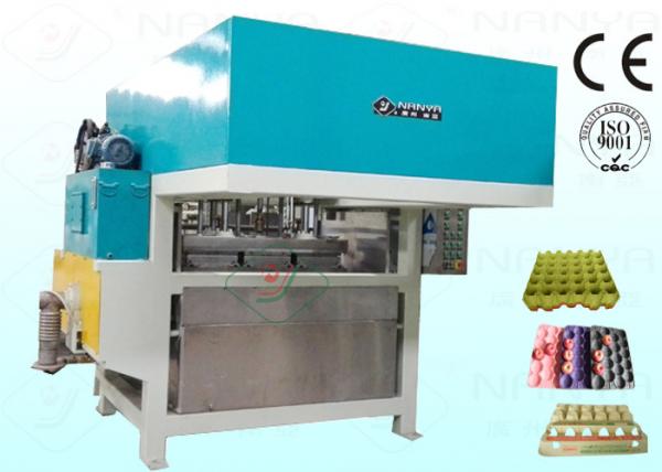 Cheap Egg Tray Pulp Moulding Machine Semiautomatic CE Approved 800Pcs / H for sale