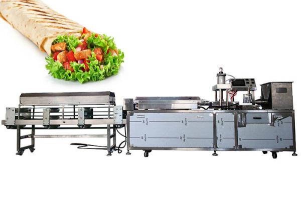 Cheap 400mm Adjustable Touch Screen Chapati Making Machine 1500pcs/hour for sale