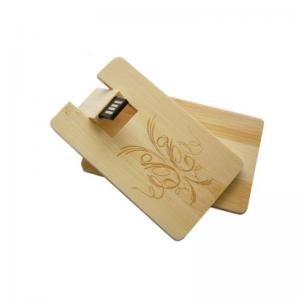 Best Wooden USB Business Card Flash Drives Custom Logo, Eco-friendly Wood Card USB Flash Drive wholesale
