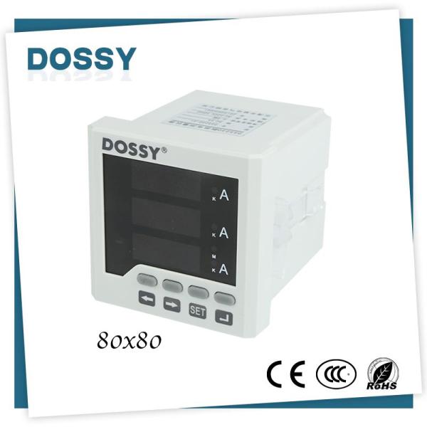 Cheap 80x80mm LCD display  Ampere meter Three phase meter  panel anolog meter for parameter measurement for sale