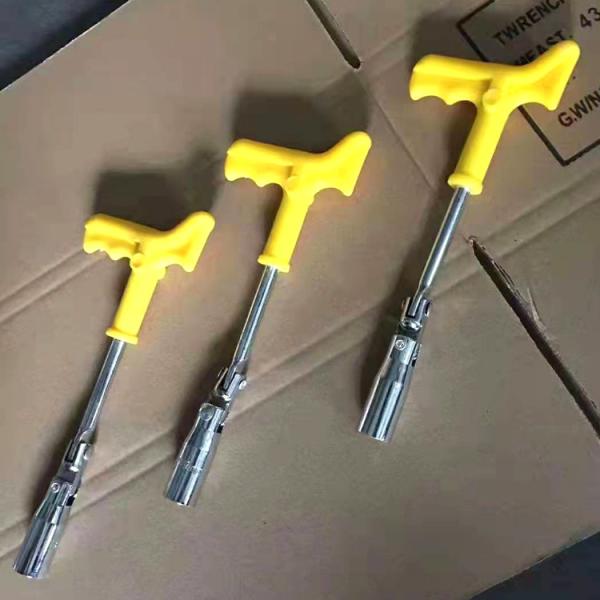 Cheap 16/21mm Spark Plug Socket Wrench T Handle Universal Joint for sale