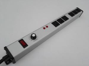 China Aluminum Alloy Adjustable Timer Power Outlet PDU Power Bar With Six Way on sale