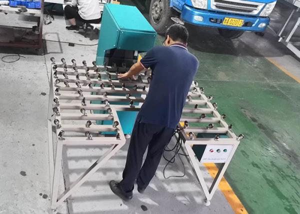 Cheap X Type Glass Edge Polishing Machine 50 Hz Power With PLC Control System for sale