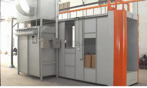 Cheap PVC Filter Recovery Powder Coating Paint Booth for sale