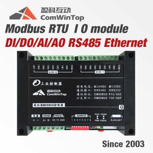 Best DIN Rail Mounting Modbus RTU IO Module Analog Digital Input Output SCADA wholesale