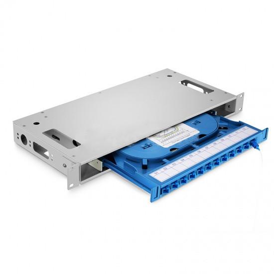 Cheap Customized Optical Distribution Frame (ODF) , Unloaded Fiber Optic Distribution Box for sale