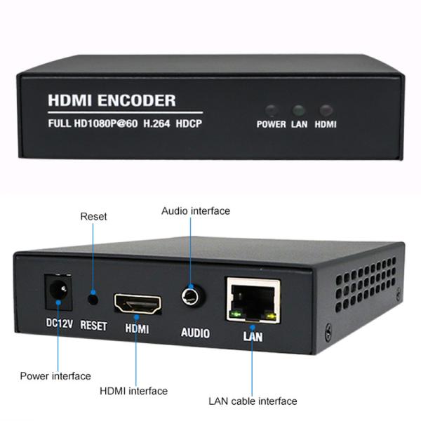 Quad Band H.264 Encoding Network Protocol Video IP Encoder Decoder for YouTube