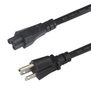 China 15 Ft 120 Volt Laptop Power Cord with Nema 515P to IEC 320 C5 Connector Certified on sale