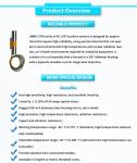 LVDT Linear Position Sensor for Material Testing and Motion Measurement in