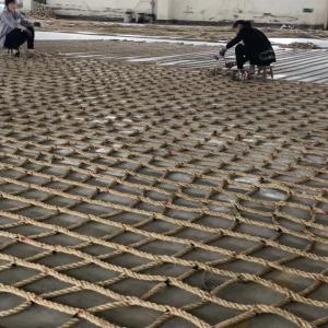 China Outlet Customized 3 Strand Safety Cargo Nets For Port Or Ship on sale