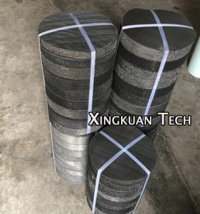 China Metal Carbon Steel Screen Filter Mesh For PP / HDPE Recycling 20 - 150 Mesh on sale