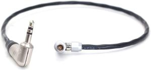 Right Angle 00B 4pin To 3.5mm Audio Timecode Cable For Tentacle Sync Red Epic Red Scarlet-W