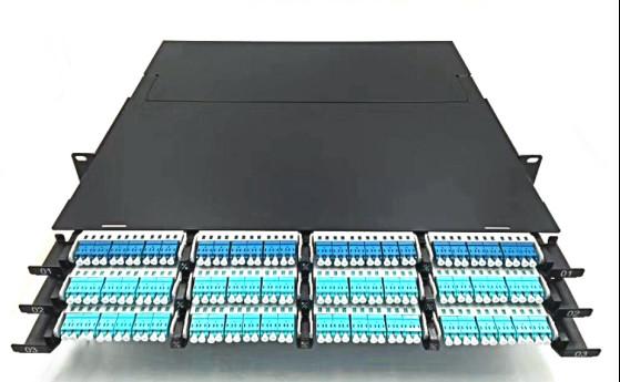 Cheap 200mm Depth High Density MPO Patch Panel Customizable Option for sale
