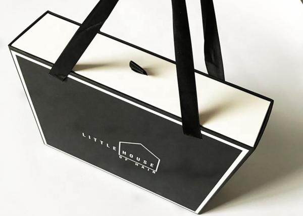 Cheap Luxury Custom Chipboard Boxes With Lids Ribbon Handle Large Drawer 10 X 12 Box Printed for sale