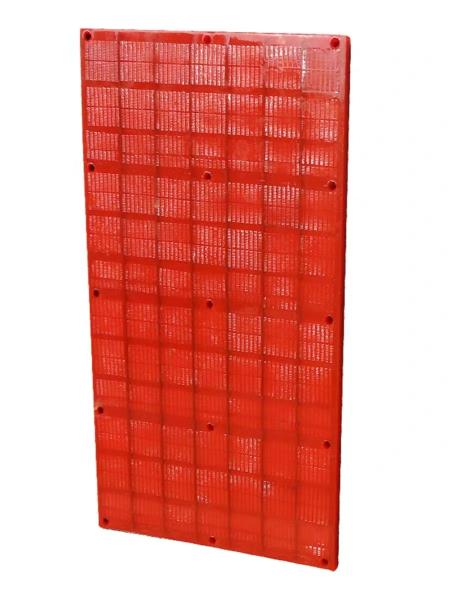 Cheap Hardness 80A To 95A Polyurethane Screen Mesh Rubber Modular Screen Panel For Dewatering for sale