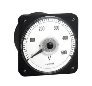 China 110*110mm Analog Panel Meters , Panel Mount Ac Amp Meter  240 Degree Indicating Angle on sale