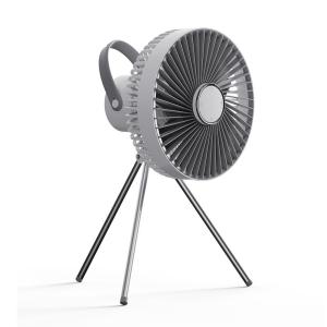 China LED Tripod 10 Inch Ceiling Camping Usb Fan 10000mAh Mini Rechargeable Fan on sale