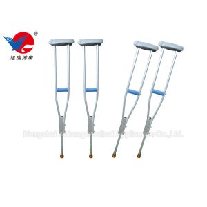 Best Anti Slip Medical Walking Crutches , Aluminum Alloy Adjustable Walking Cane wholesale