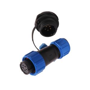 China SP13 Female High Power 5 Pin Panel Mount Connector IP68 on sale