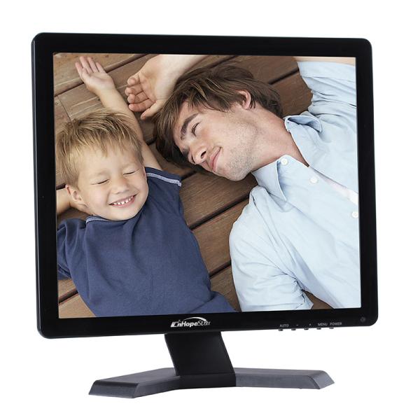 Cheap 17 inch DC12V  CCTV Hopestar Monitor Plastic Case HD Display with BNC Input for sale
