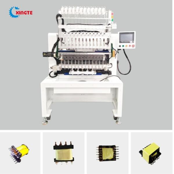 Cheap 12 Spindles Skeleton Bobbin Transformer Winding Machine XT-TW1250 for sale