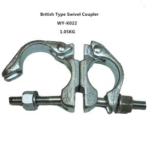 Best Original , silver 360 Degrees scaffold swivel coupler / clamps Q235 wholesale
