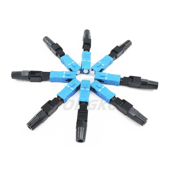 Cheap SC UPC to SC APC Fiber Fast Connector Quick Field Installable Connector for sale