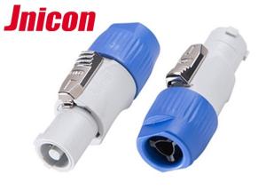 China 500V 10A Waterproof LED Connectors Reliable Inside / Outside Gray And Blue on sale