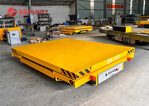 Cheap 25 Ton High Temperature Proof With Hydraulic Dump Function Transfer Cart for sale