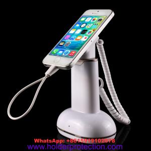 China COMER security mobile phone display rack alarm supports with clip anti-theft locker on sale