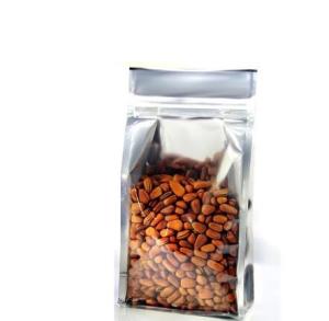 100% Food Grade Transparent Clear Window OPP BOPP Plastic Square Block Flat Bottom Pouch Bag with Zipper