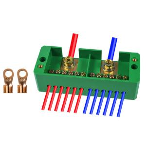 Best 2 in 8 out Electrical Terminal Blocks Splitter Power Source Wiring Distribution Connectors wholesale