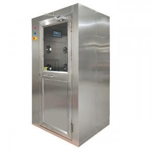 Best SS 201 Air Shower Room Single Sided Blowers 380V 220V With Swing Door wholesale