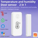 Tuya Smart Wireless Door Window Sensor Home Alarm System Temperature Humidity
