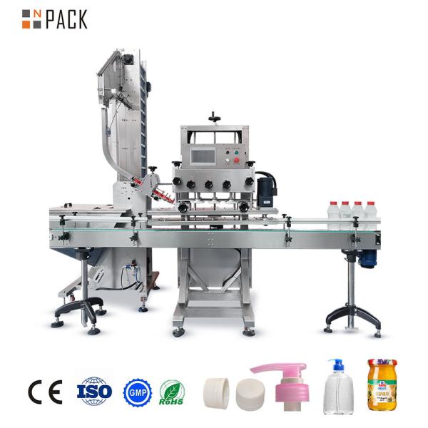 Cheap Cosmetics Automatic Hand Soap Plastic Bottle Capping Machine With Trigger Cap for sale
