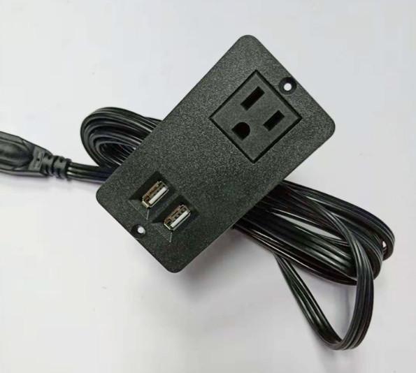 Cheap American Standard Conference Table Socket / Bookcase Embedded USB Power Socket for sale