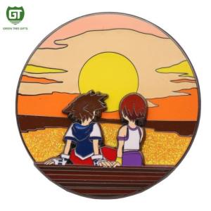 Best Hard Enamel custom metal lapel pins with own factory Price and fast proof design wholesale