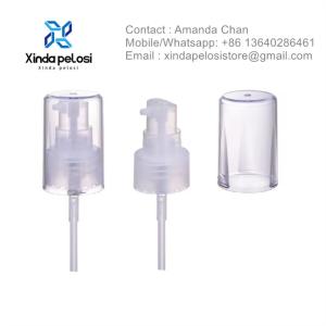 China Plastic Foundation Bottle Pump Cream Treatment Pump With Cap on sale