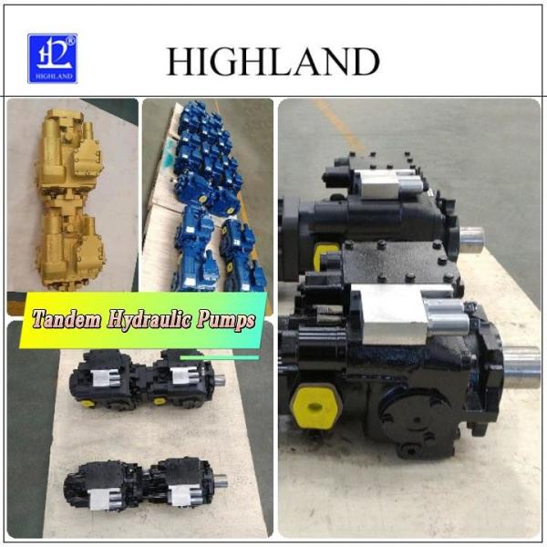Cheap Custom Design Tandem Hydraulic Pumps Variable Displacement for Mobile Applications for sale