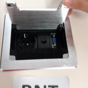 Best Brush cover modular design multimedia desktop power sockets with usb wholesale