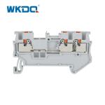 Feed Through Wire Electrical Terminal Block 1.5mm 1 Input 2 Output Push In