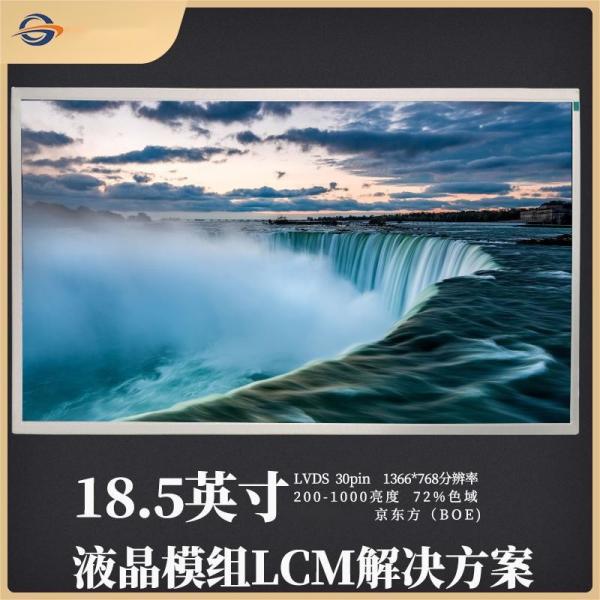 Cheap LVDS Interface 30pin TFT Display Module 18.5 Inch LCD Display 1366*768 for sale