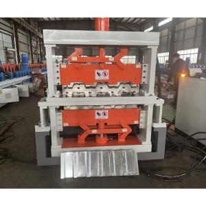 China Double Deck Floor Roll Forming Machine 1.2mm B Composite Metal 28 Stations on sale