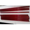 red  color 12mm colorful carbon fiber tubes  with good looking appearance for sale
