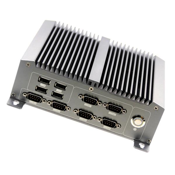 Cheap Embedded 12 Volt Mini Computer , Custom Fanless PC Dual Core D2550 N2600 N2800 for sale