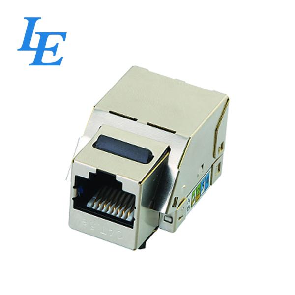 Cheap White Network Keystone Jack For Ethernet Network Phosphor Bronze Material for sale