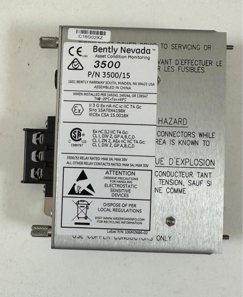 Cheap 125840-01 Bently Nevada High Voltage AC Power Input Module (PIM) for sale