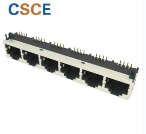 Best Tab Up 8 Pin PBT Shielded RJ45 Network Socket wholesale
